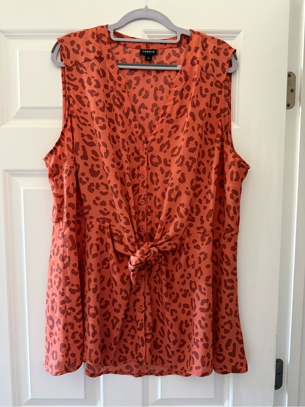 Torrid Tie-Front Sleeveless Top